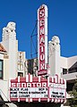 Marquee and blade of the Senator Theatre in Chico.