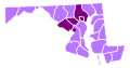 Maryland counties and cities with sexual orientation and gender identity protection.svg