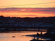 Marystown, Winter Sunset Over the Harbour featuring Canning Bridge.jpg