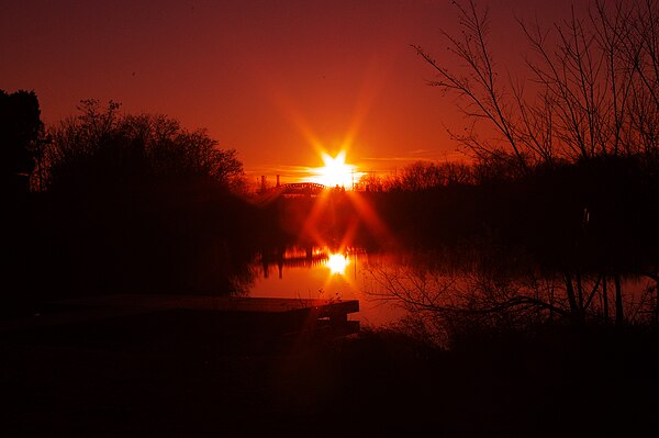 Maryville-Alcoa Greenway sunset