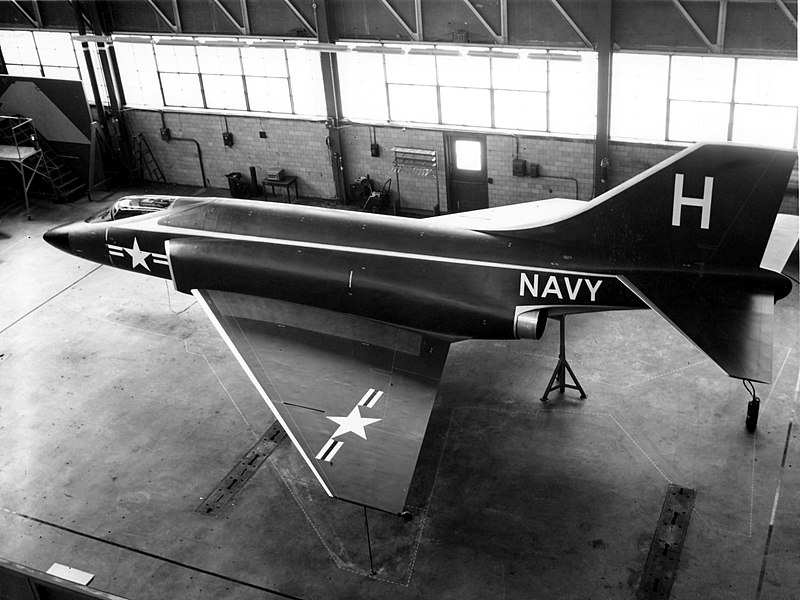 File:McDonnell F3H-G mockup in 1954.jpg