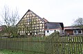 Half-timbered barn