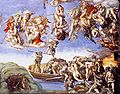 Michelangelo, Sikstinska kapela: Prekleti vrženi v pekel (Odlomek iz Poslednje sodbe), 1536–1541