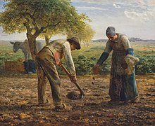 Les Planteurs de pommes de terre, vers 1861, huile sur toile, 82,5 × 101,3 cm, Boston, Musée des Beaux-Arts