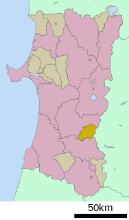 美郷町 (秋田県)位置図