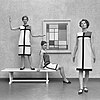 Mondrian-Kleider (Bild aus dem Jahr 1966)