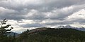 Mount Salviano as seen from the trail of the Marsi