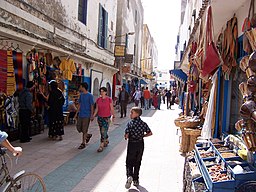 En gata i Essaouira