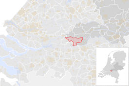 Locatie van de gemeente Zaltbommel (gemeentegrenzen CBS 2016)