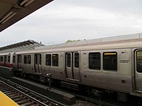 Naked Red Line train!