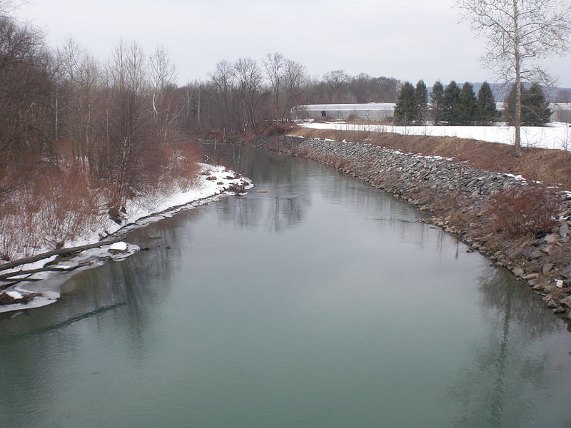 File:Nescopeck Creek from the Pennsylvania Route 339 bridge.JPG