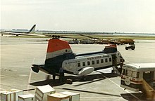 Boeing-Vertol 107-II de New York Airways en 1967.