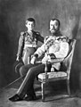 Nicholas II with his son Alexei, portrait photograph.jpg
