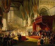Nicolaas Pieneman - The Inauguration of King William II in the Nieuwe Kerk