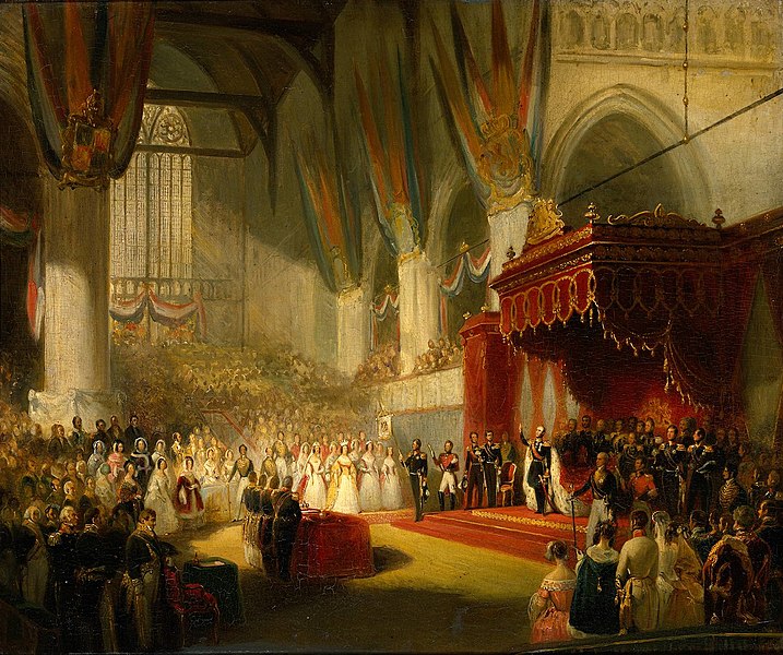 File:Nicolaas Pieneman - The Inauguration of King William II in the Nieuwe Kerk.jpg