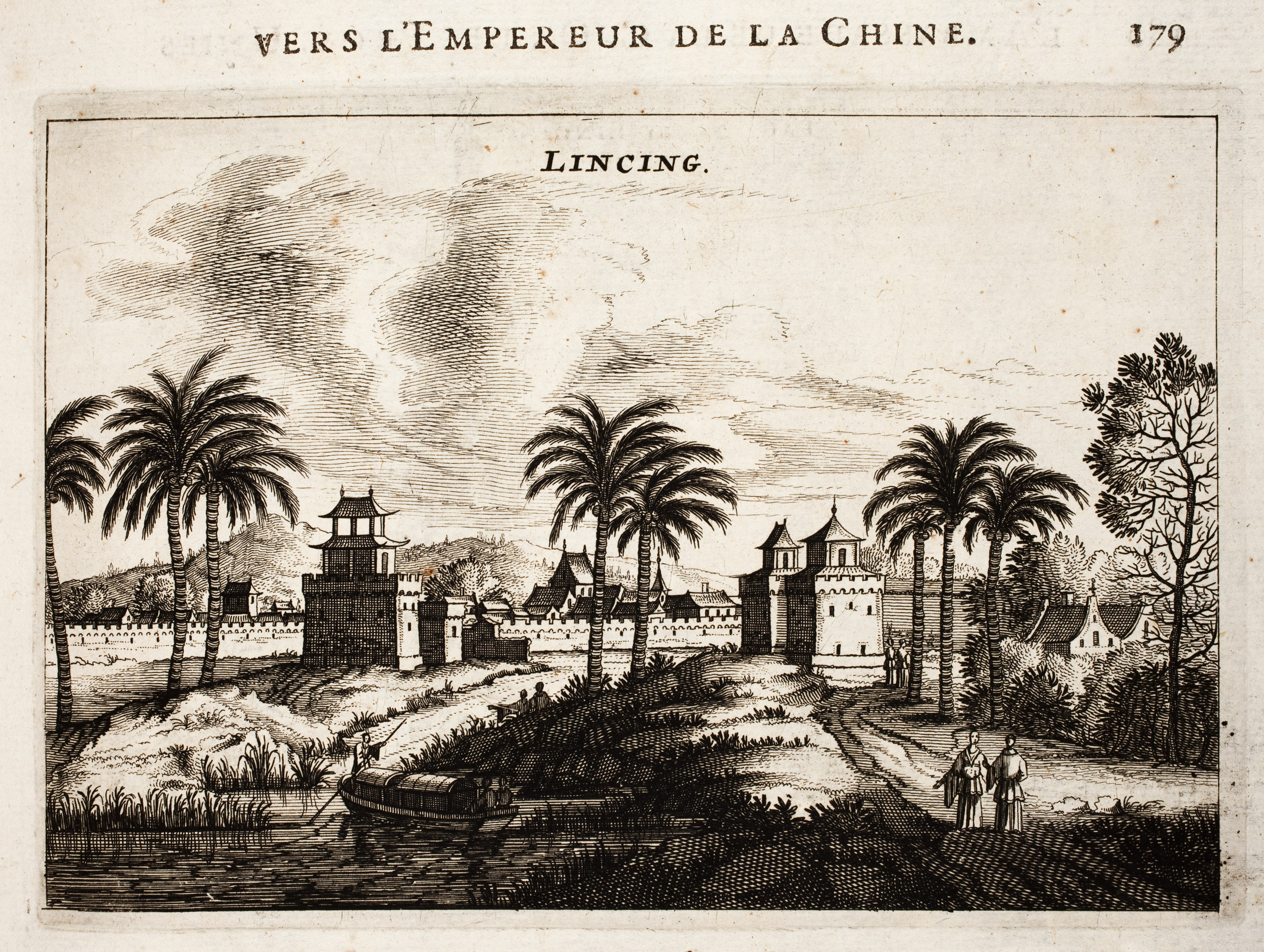 "Lincing". Nieuhof: L'ambassade de la Compagnie Orientale des Provinces Unies vers l'Empereur de la Chine, 1665
