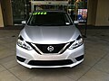 Front view of a 2017 Nissan Sentra