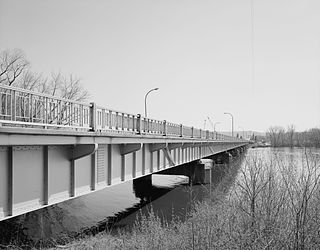 North Channel Bridge Bridge in Winona, Minnesota