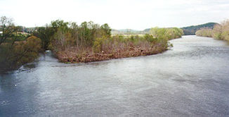 North Fork Holston River near Weber City