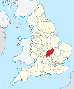 Northamptonshire - Lokalisering