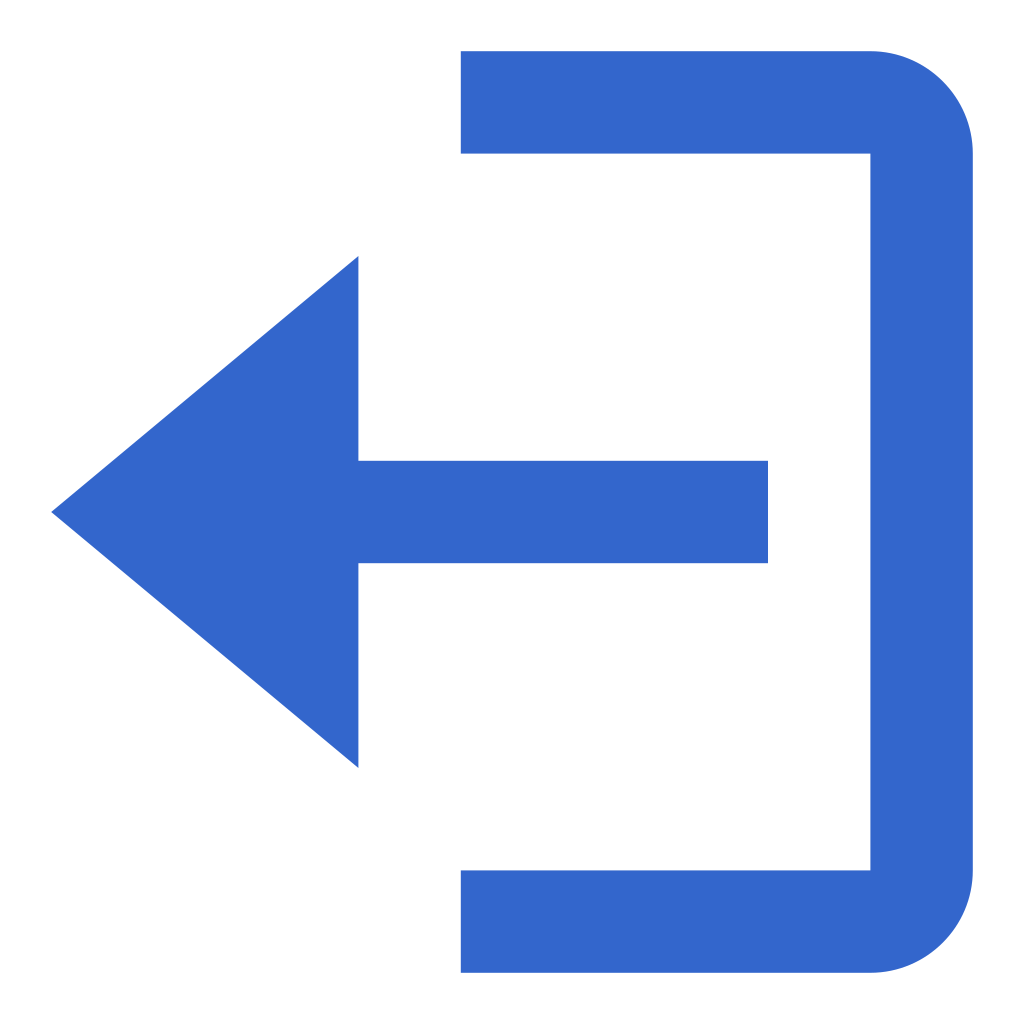 logout icon png blue