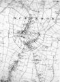 An extract from the Ordnance Survey 1919 1st Revision 6" to the mile County Series map of Derbyshire, showing the village of Ockbrook, England.