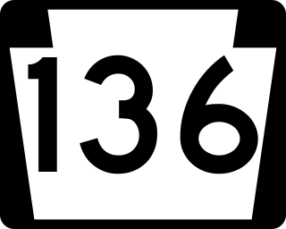 <span class="mw-page-title-main">Pennsylvania Route 136</span> State highway in Pennsylvania, US