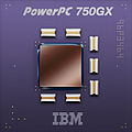 An illustration of IBM's PowerPC 750GX processor