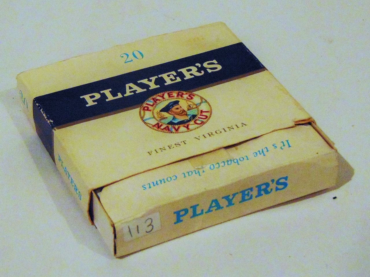 Lot 333 - PLAYER'S CIGARETTES SHOWCARDS: NAVY CUT