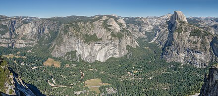 Panoramablick über das Yosemite Valley