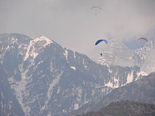 Paragliding in Bir Paragliding in Dharamshala -in DHAULADHAR RANGES-Kangra (HP-INDIA).jpg