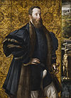 『サン・セコンド伯爵ピエル・マリア・ロッシの肖像』（1533年-1535年）プラド美術館所蔵