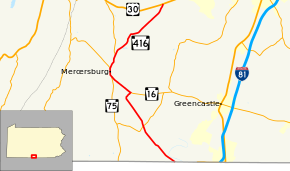 Pennsylvania Route 416 map.svg