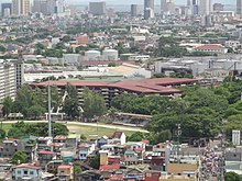 The main campus of the Polytechnic University of the Philippines, seen from the air. Ph=mm=manila=santa mesa=pup mabini campus - aerial view (philippines)(2015-0703).JPG