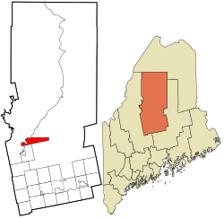 Piscataquis County Maine incorporated and unincorporated areas Beaver Cove highlighted.svg