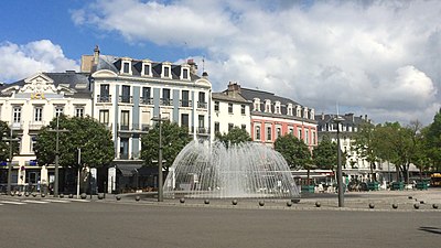The fountain in the Place de Verdun