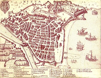 Plan de la vila en lo 1624