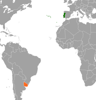 <span class="mw-page-title-main">Portugal–Uruguay relations</span> Bilateral relations