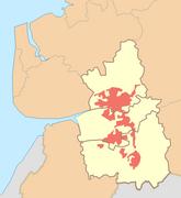Preston Urban Area locator map