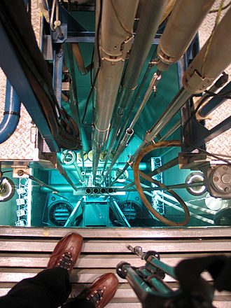 View looking down on the reactor pool Pulstar2.jpg