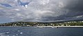 Saint-Gilles (Réunion island) seen from sea