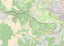 Spoorlijn Audun-le-Tiche - Hussigny-Godbrange op de kaart