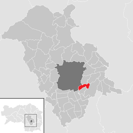 Poloha obce Raaba v okrese Graz-okolie (klikacia mapa)