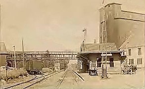 Railroad Station in 1914