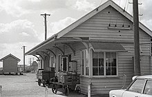 The Tiaro Railway Station in 1975.