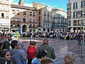 Concentración por Ucrania en la plaza de la Constitución, 2024-02-24.