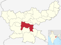 Ranchi in Jharkhand (India).svg