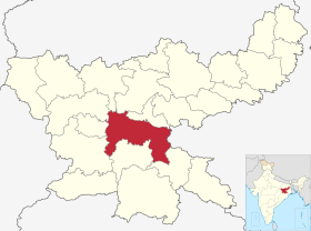 Localisation de District de Ranchi राँची जिला