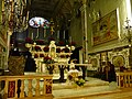 Altare maggiore della chiesa di San Francesco d'Assisi, Rapallo, Liguria, Italia