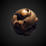 Rat-shaped netsuke-Ethno BHM 2261